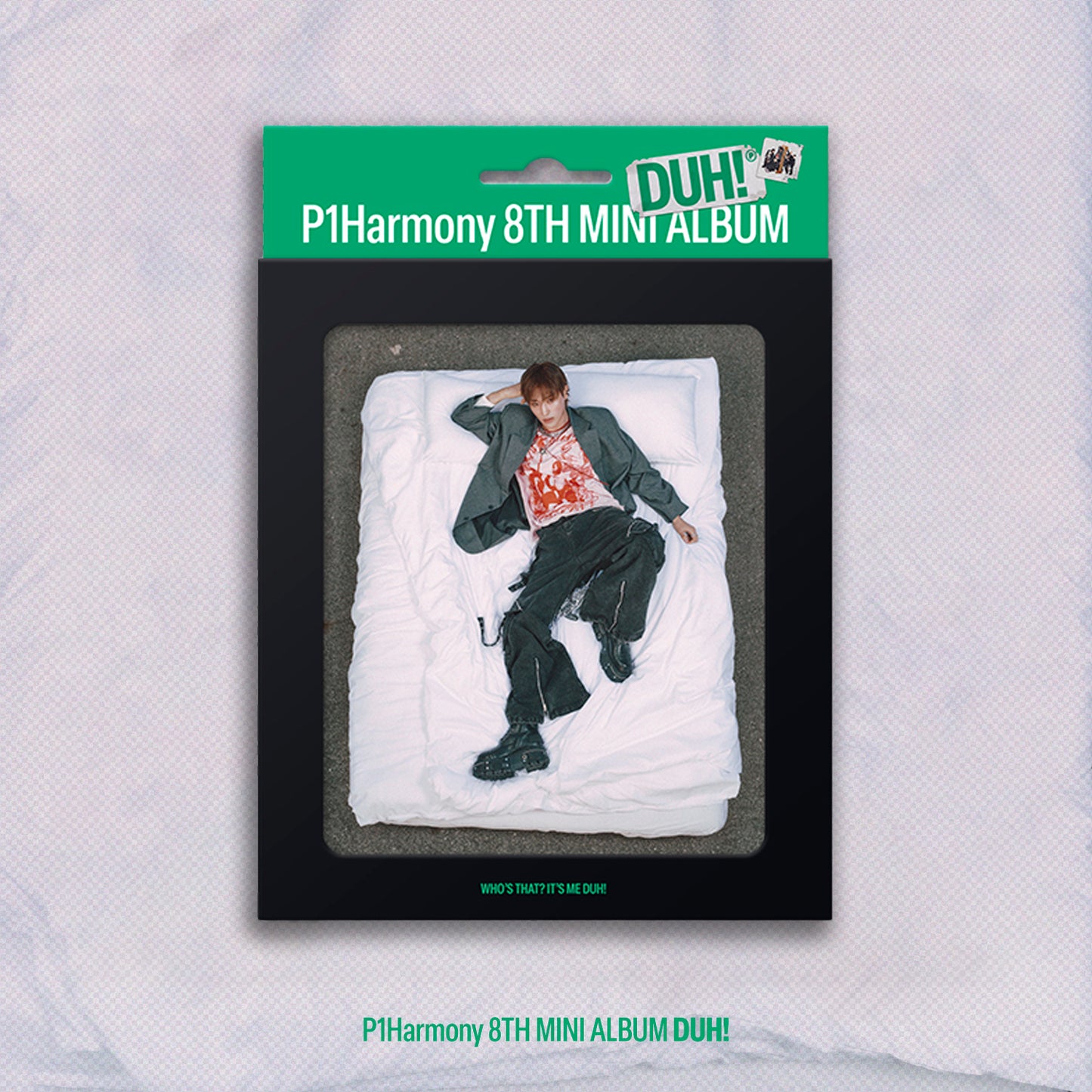 P1HARMONY 8TH MINI ALBUM 'DUH!' (COMPACT) KEEHO VERSION COVER
