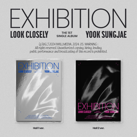 YOOK SUNGJAE 1ST SINGLE ALBUM 'EXHIBITION : LOOK CLOSELY' SET COVER