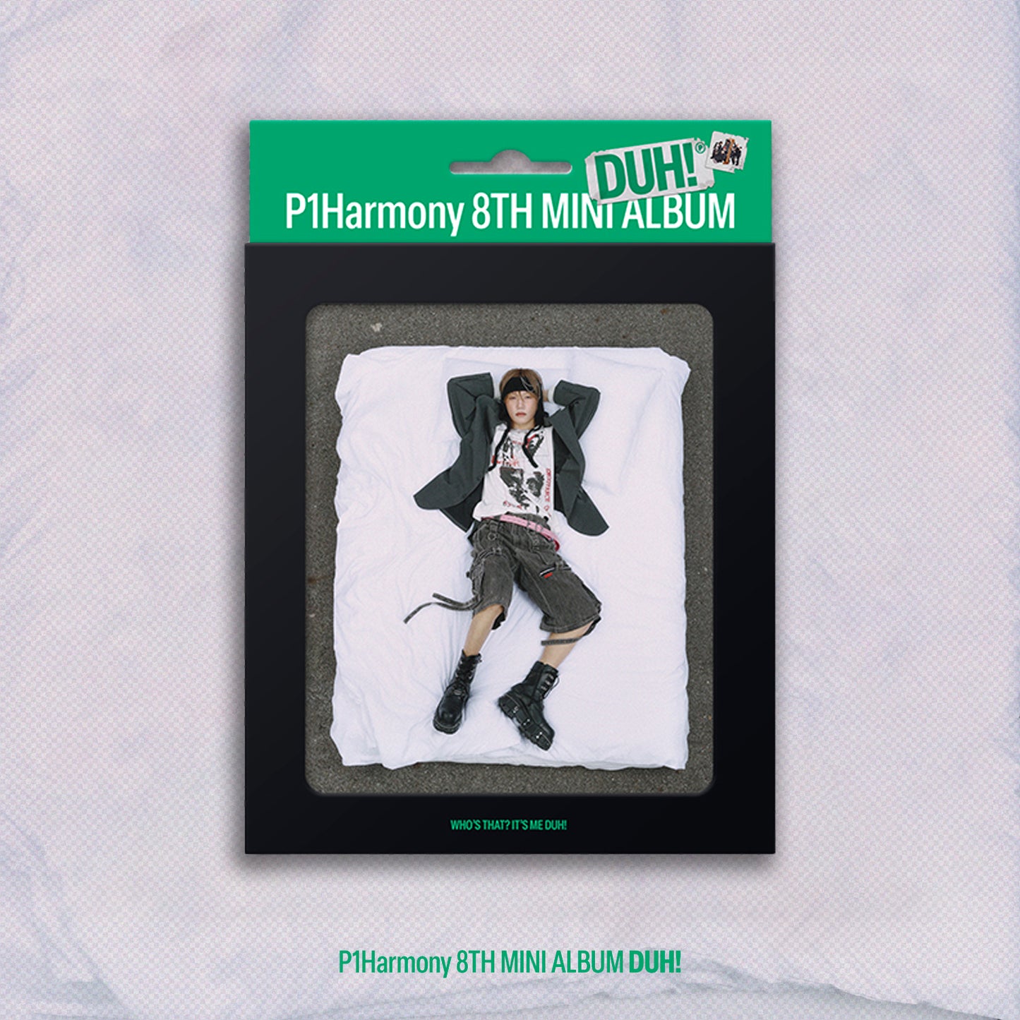 P1HARMONY 8TH MINI ALBUM 'DUH!' (COMPACT) JONGSEOB VERSION COVER