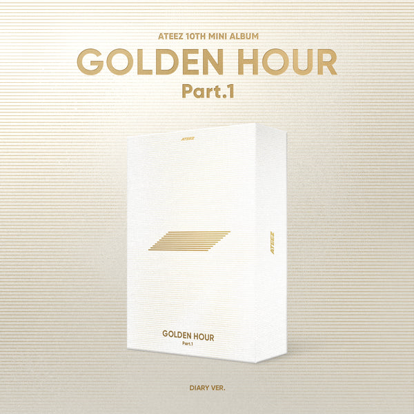 ATEEZ 1OTH MINI ALBUM 'GOLDEN HOUR : PART.1' DIARY VERSION COVER