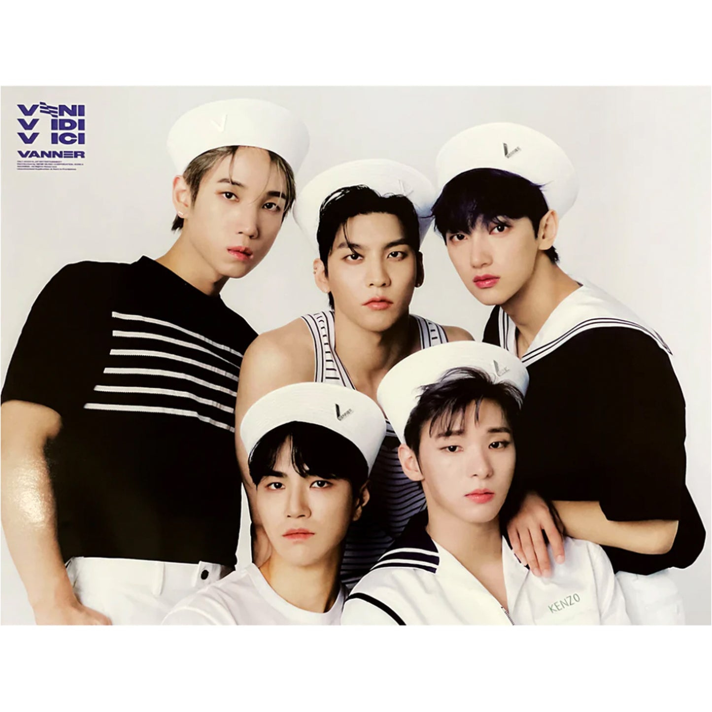 VANNER 1ST MINI ALBUM 'VENI VIDI VICI' POSTER ONLY A VERSION COVER