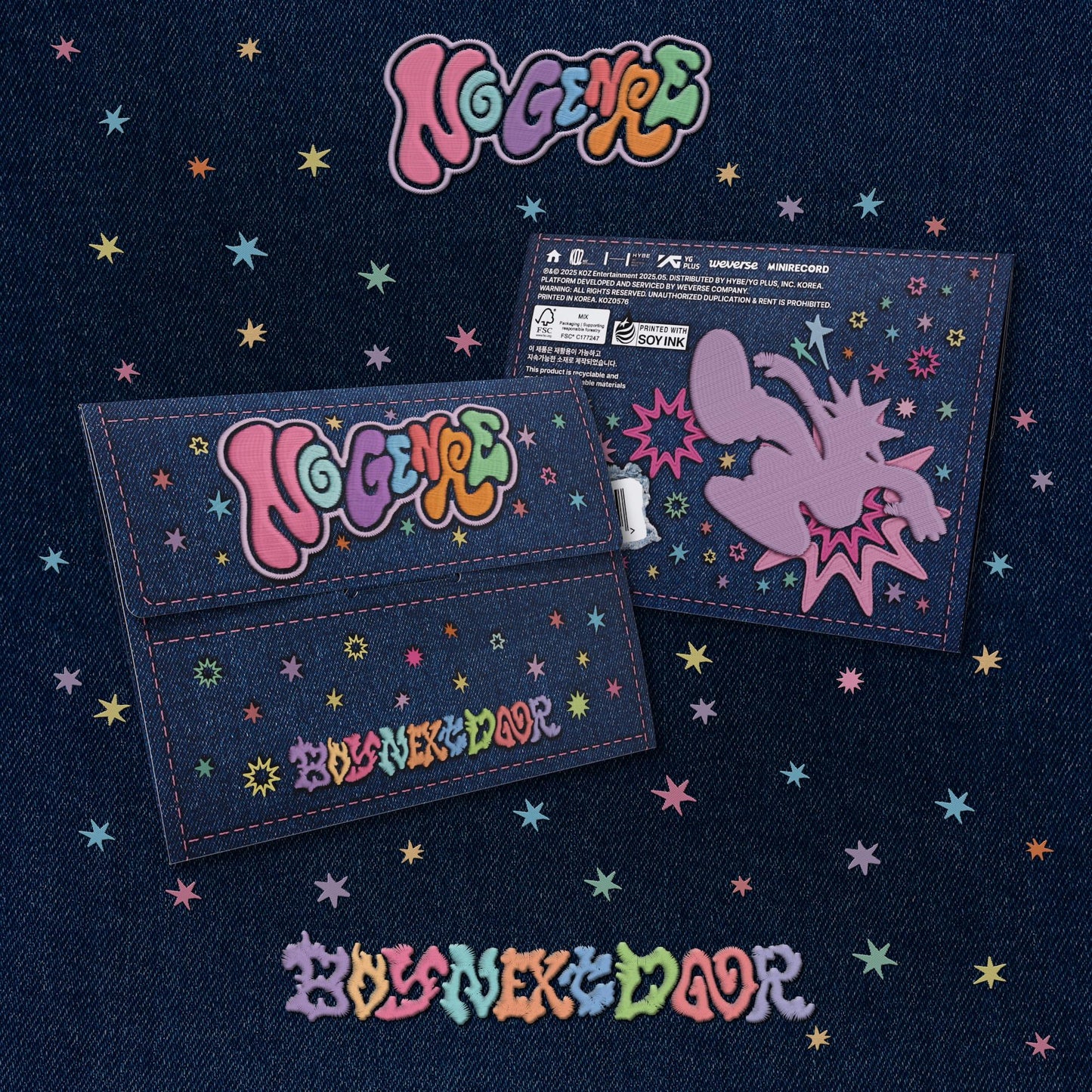BOYNEXTDOOR 4TH EP ALBUM 'NO GENRE' (WEVERSE) COVER