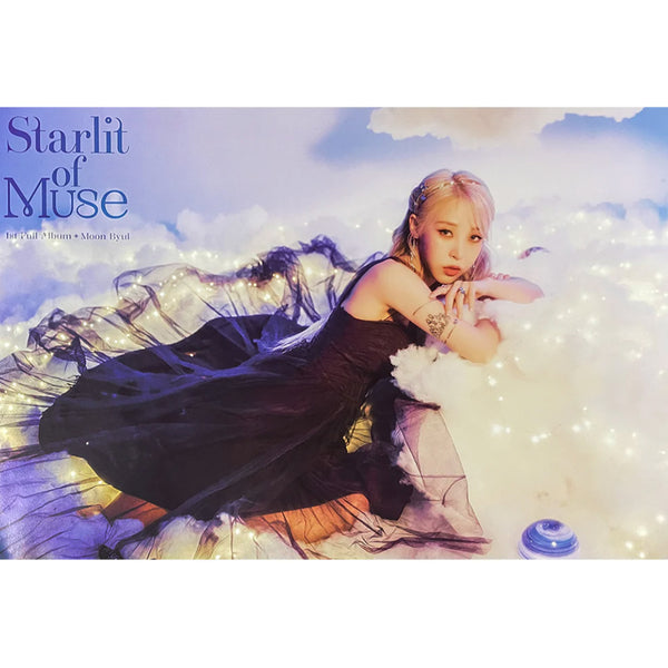MOON BYUL 1ST FULL ALBUM 'STARLIT OF MUSE' POSTER ONLY C VERSION COVER