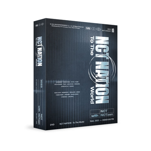 NCT 2023 NCT CONCERT 'NCT NATION : TO THE WORLD IN INCHEON' (DVD) COVER