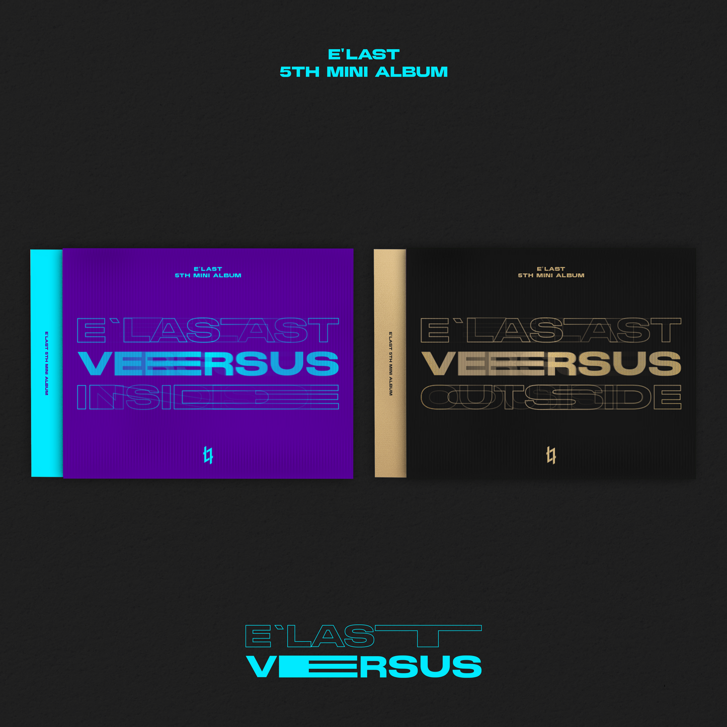 E'LAST 5TH MINI ALBUM 'VERSUS' COVER