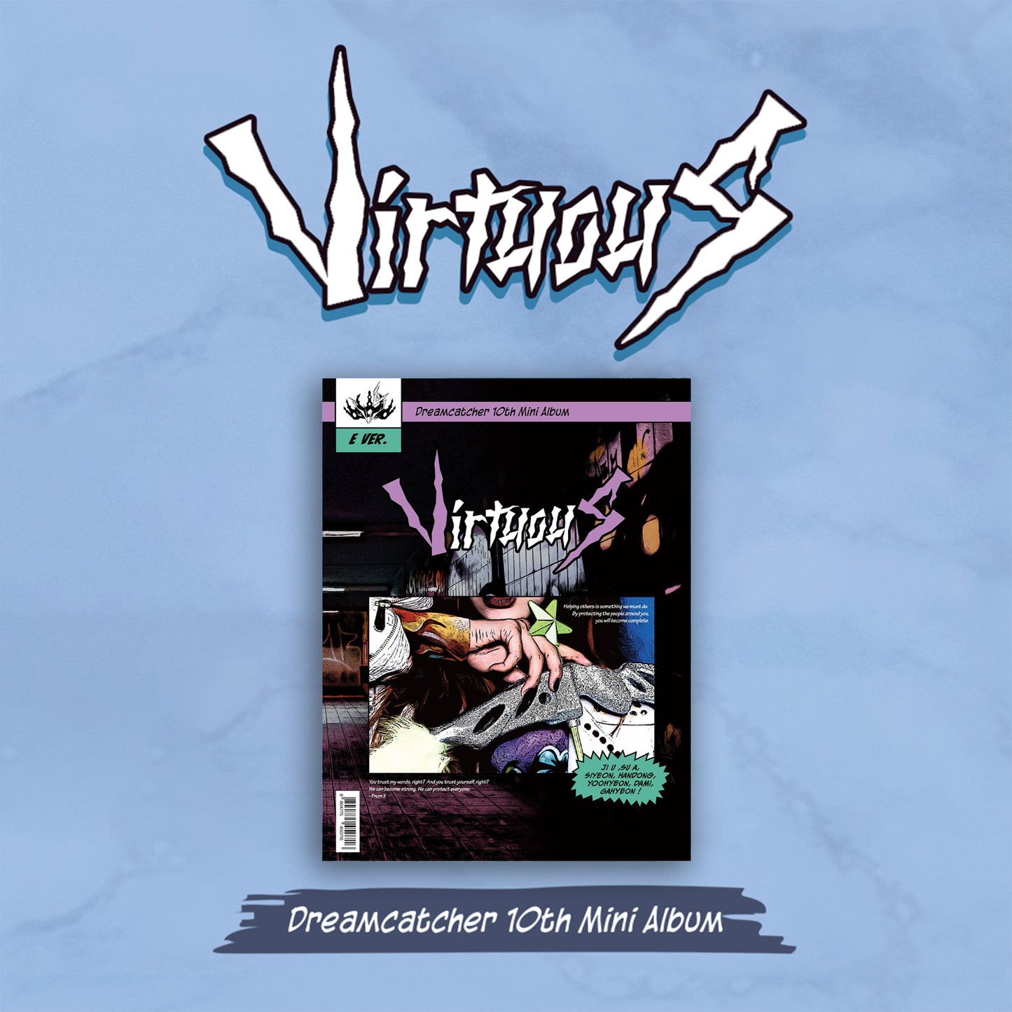 DREAMCATCHER 10TH MINI ALBUM 'VIRTUOUS' E VERSION COVER