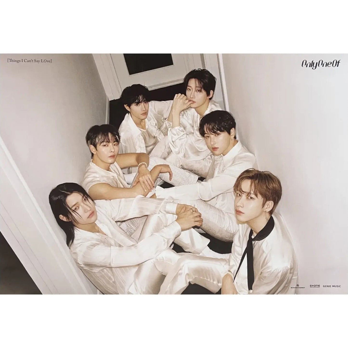 ONLYONEOF ALBUM 'THINGS I CAN'T SAY LOVE' POSTER ONLY HARD VERSION COVER
