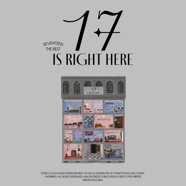 SEVENTEEN BEST ALBUM '17 IS RIGHT HERE' HEAR VERSION COVER