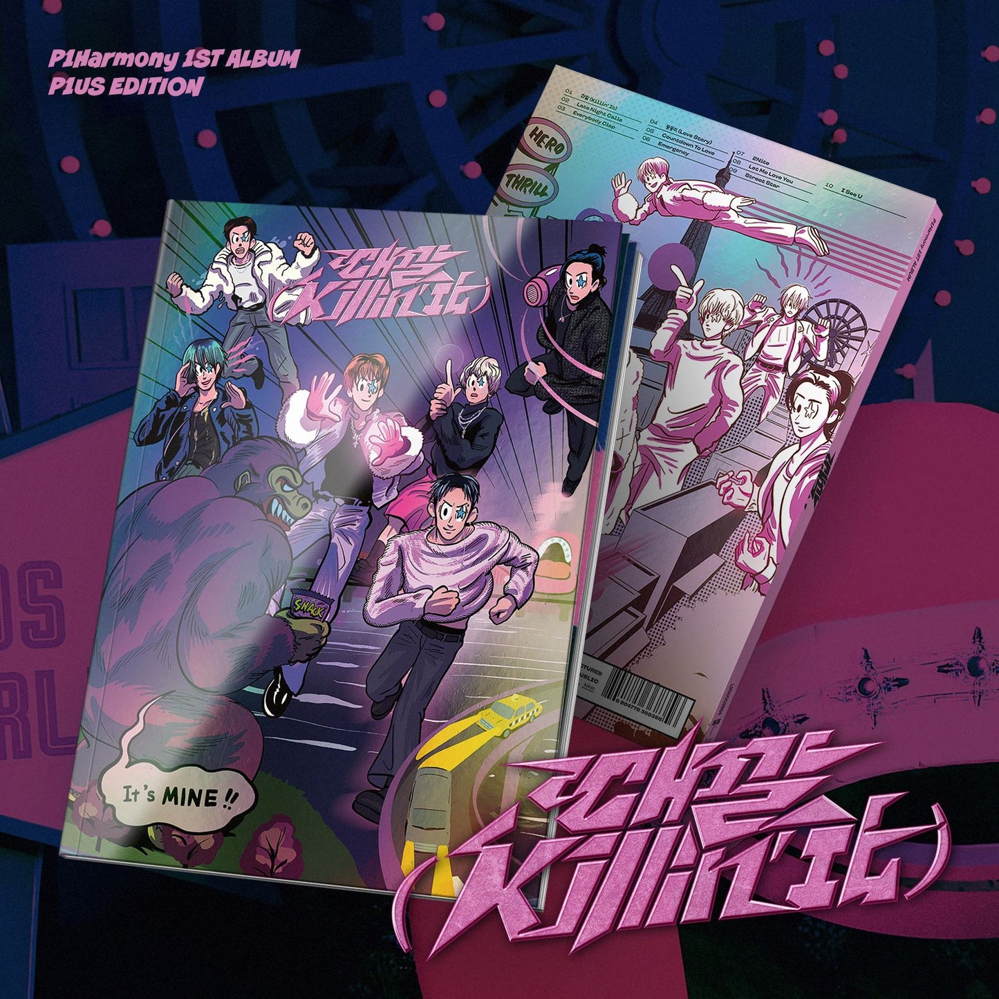 P1HARMONY 1ST ALBUM 'KILLIN' IT' (P1US EDITION) COVER