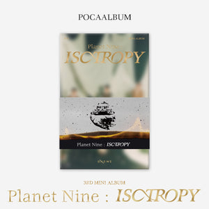 ONEWE 3RD MINI ALBUM 'PLANET NINE : ISOTROPY' (POCA) COVER