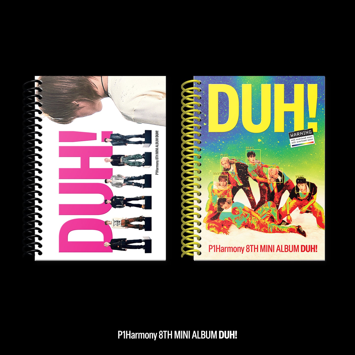 P1HARMONY 8TH MINI ALBUM 'DUH!' COVER