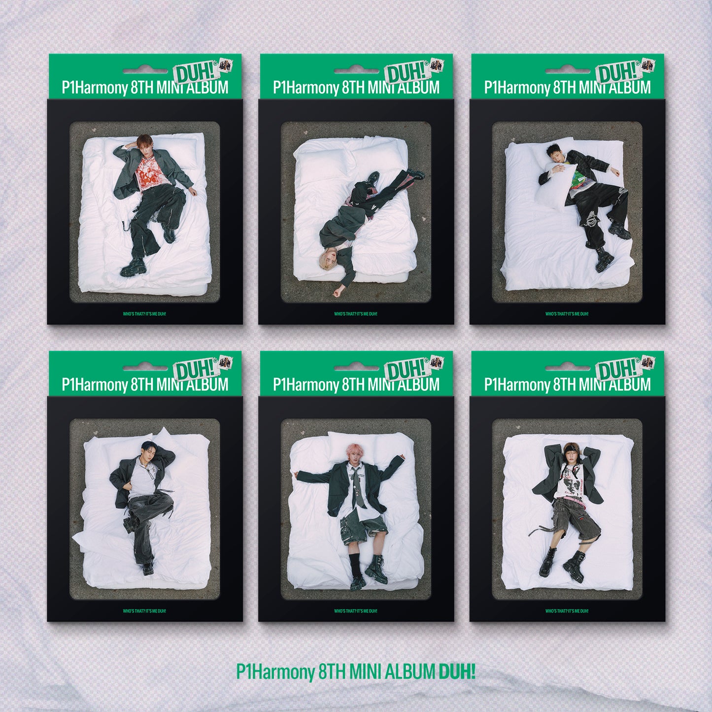 P1HARMONY 8TH MINI ALBUM 'DUH!' (COMPACT) COVER