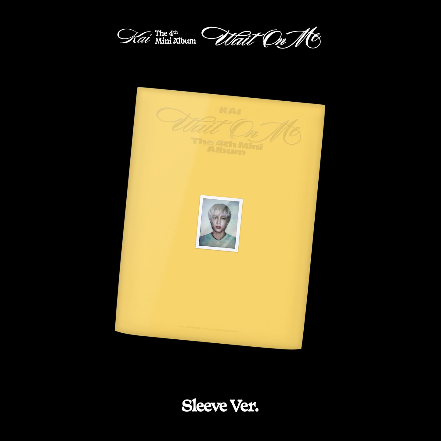 KAI 4TH MINI ALBUM 'WAIT ON ME' (SLEEVE) COVER