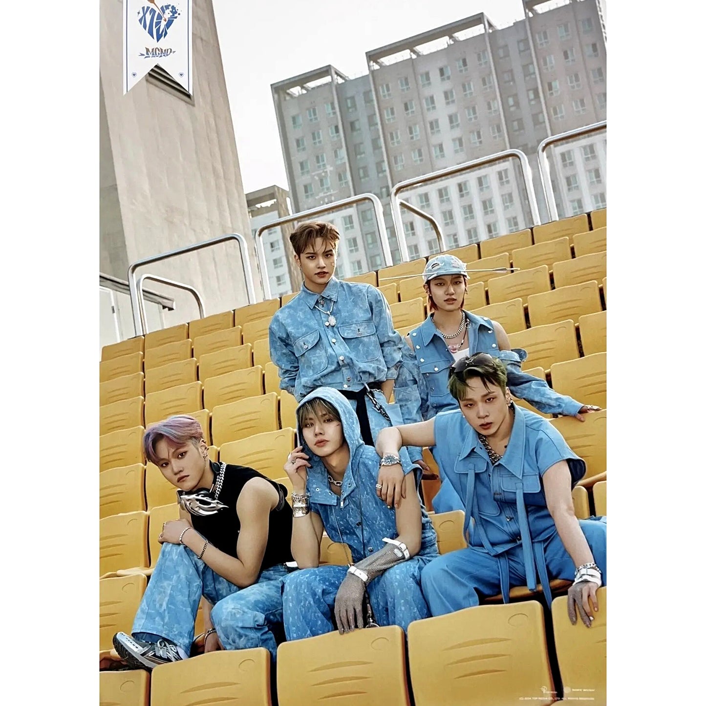 MCND 6TH MINI ALBUM 'X10' POSTER ONLY ONE GOAL B VERSION COVER