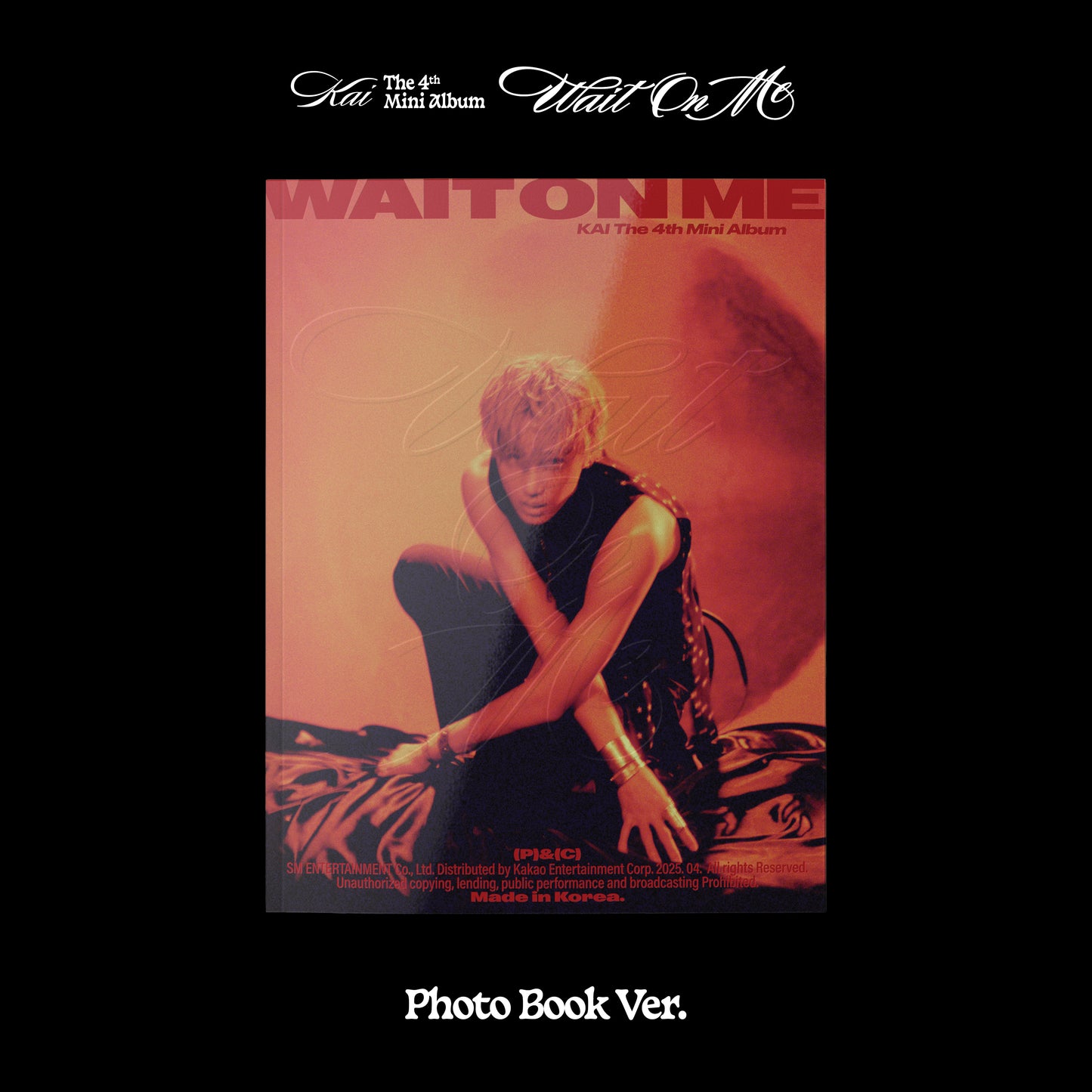KAI 4TH MINI ALBUM 'WAIT ON ME' RULER VERSION COVER