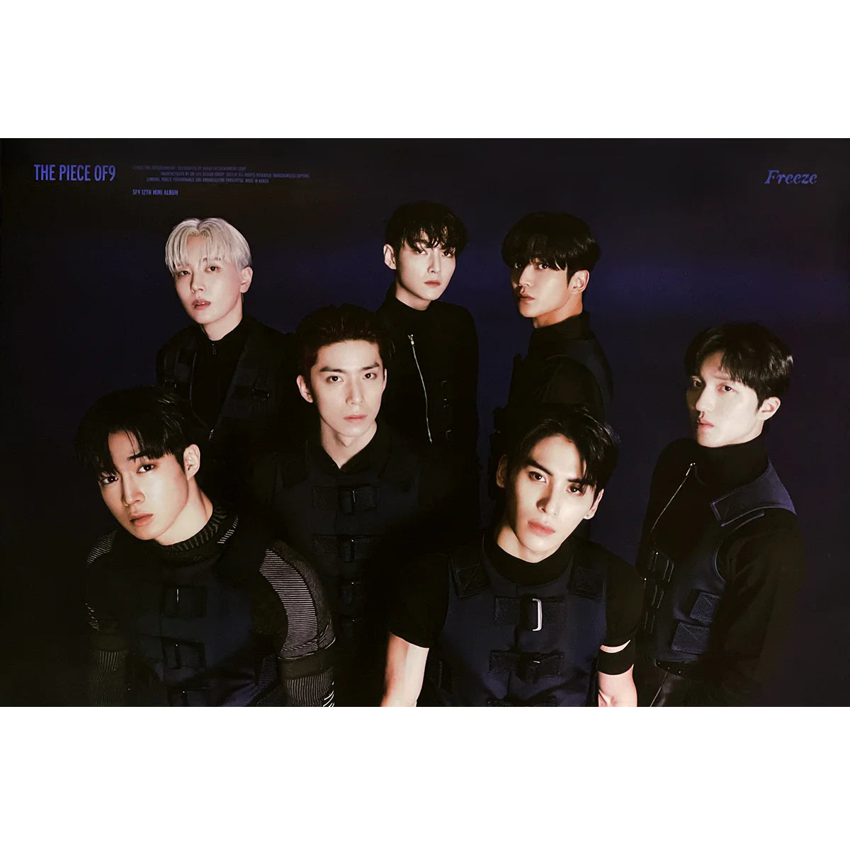SF9 12TH MINI ALBUM 'THE PIECE OF9' POSTER (Freeze)