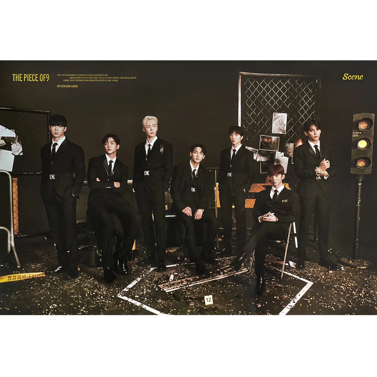 SF9 12TH MINI ALBUM 'THE PIECE OF9' POSTER (Scene)