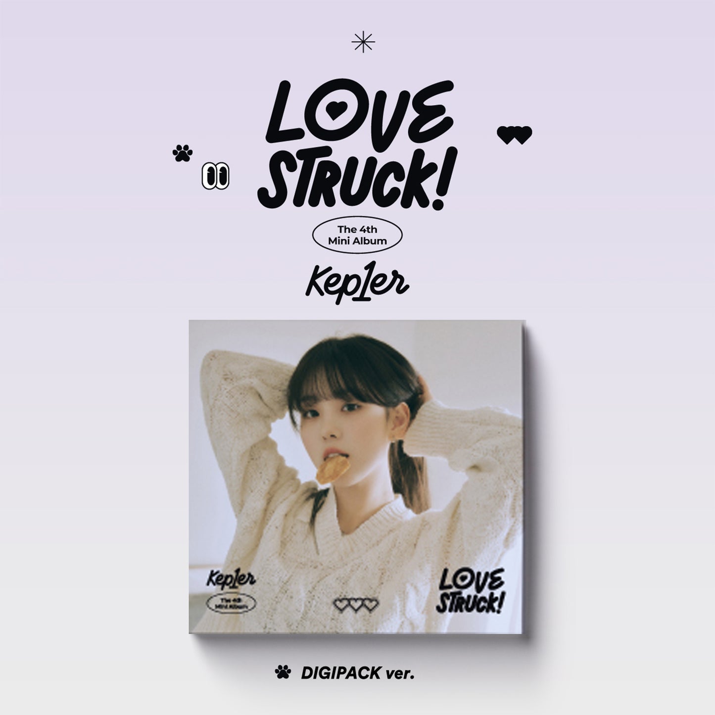 KEP1ER 4TH MINI ALBUM 'LOVESTRUCK!' (DIGIPACK) CHAEHYUN VERSION COVER