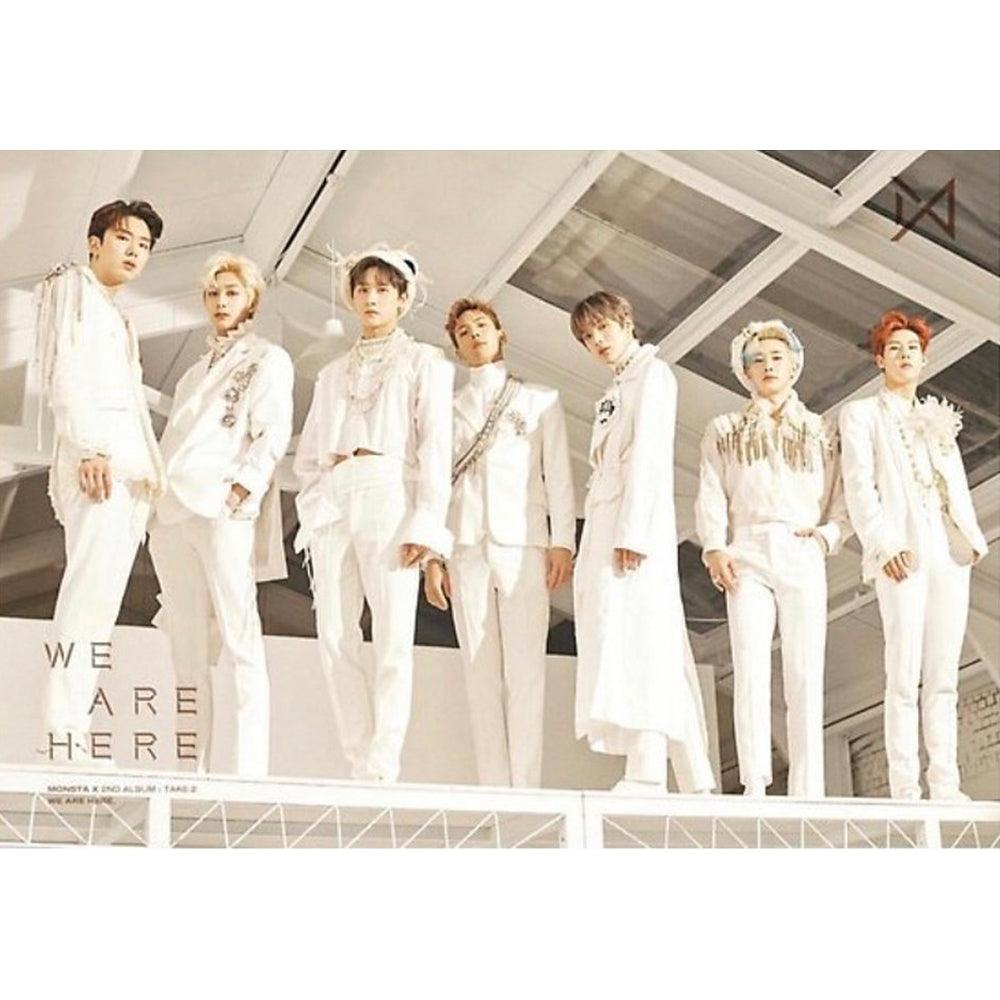 MONSTA X 2ND ALBUM TAKE.2 'WE ARE HERE' POSTER ONLY - KPOP REPUBLIC