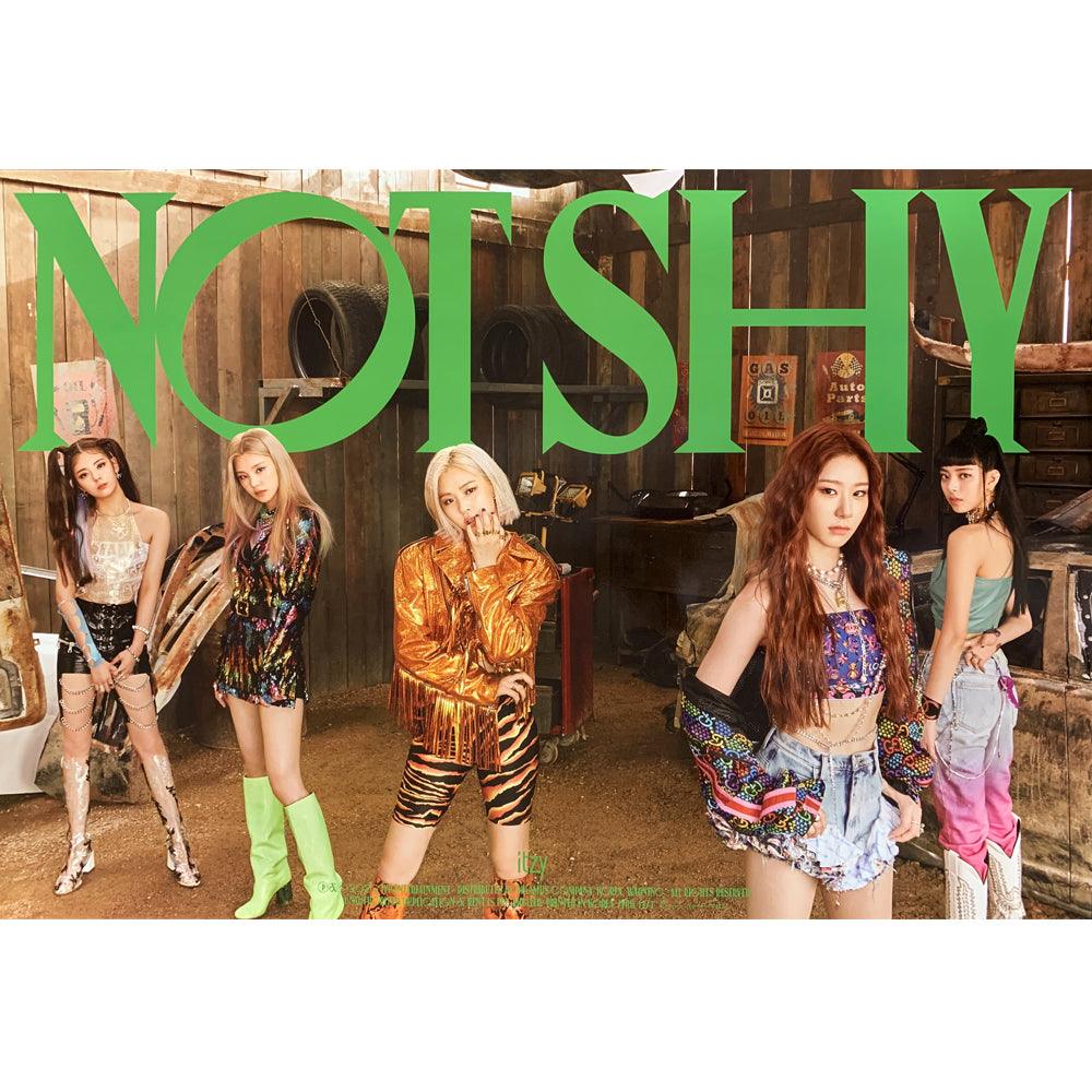 ITZY ALBUM 'NOT SHY' POSTER ONLY - KPOP REPUBLIC