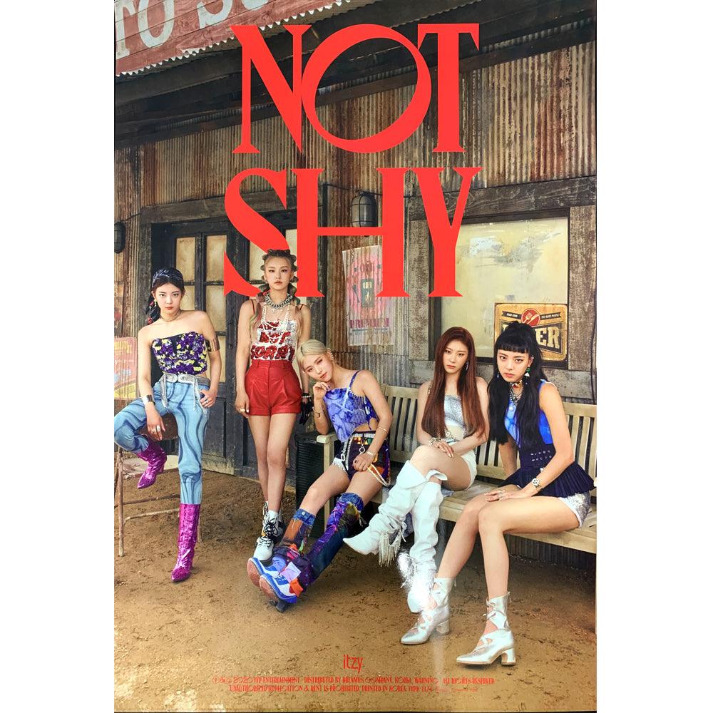 ITZY ALBUM 'NOT SHY' POSTER ONLY - KPOP REPUBLIC