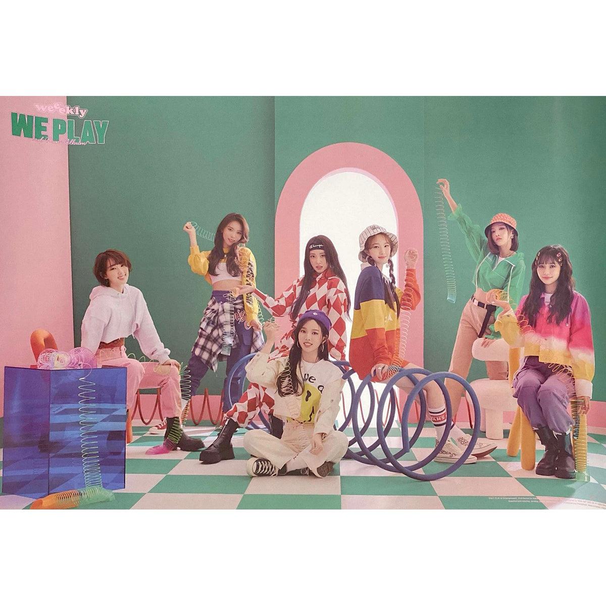 WEEEKLY 3RD MINI ALBUM 'WE PLAY' POSTER ONLY
