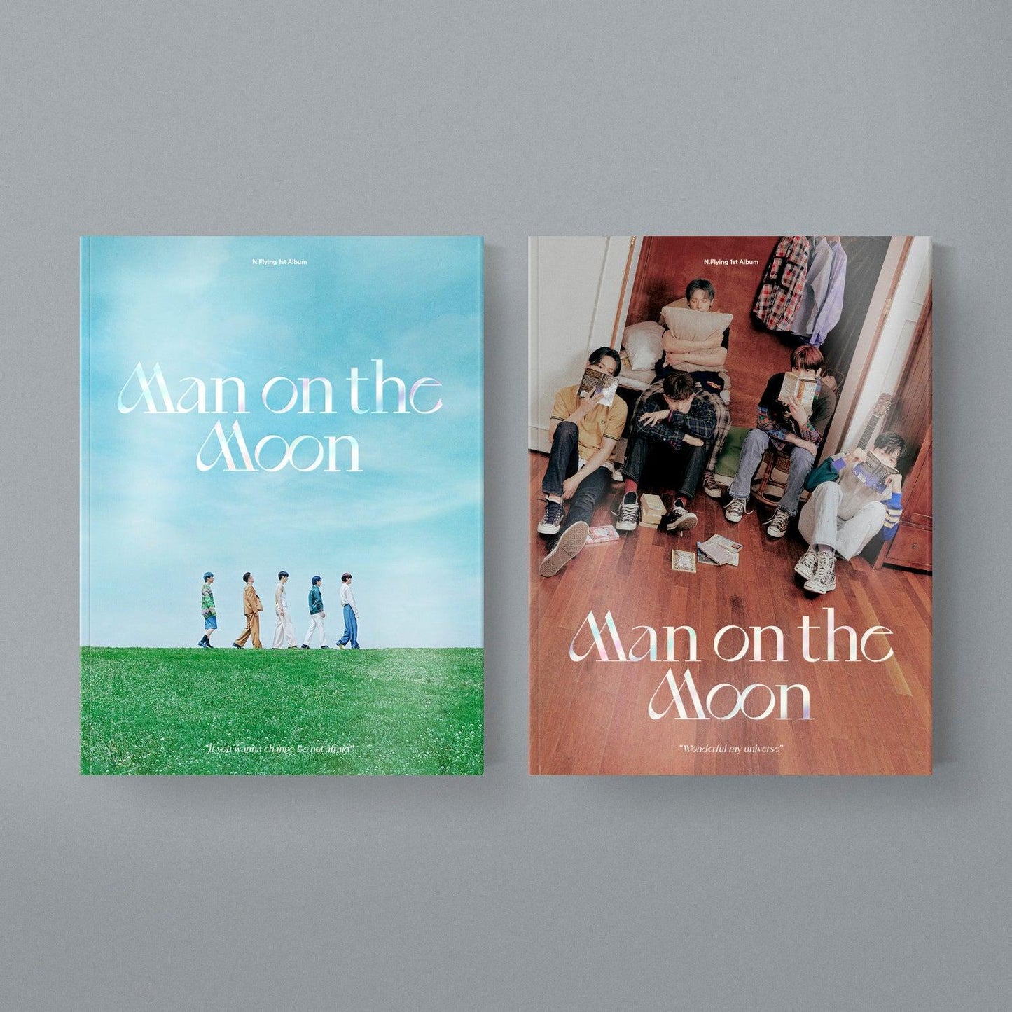 N.FLYING 1ST ALBUM 'MAN ON THE MOON' + POSTER - KPOP REPUBLIC