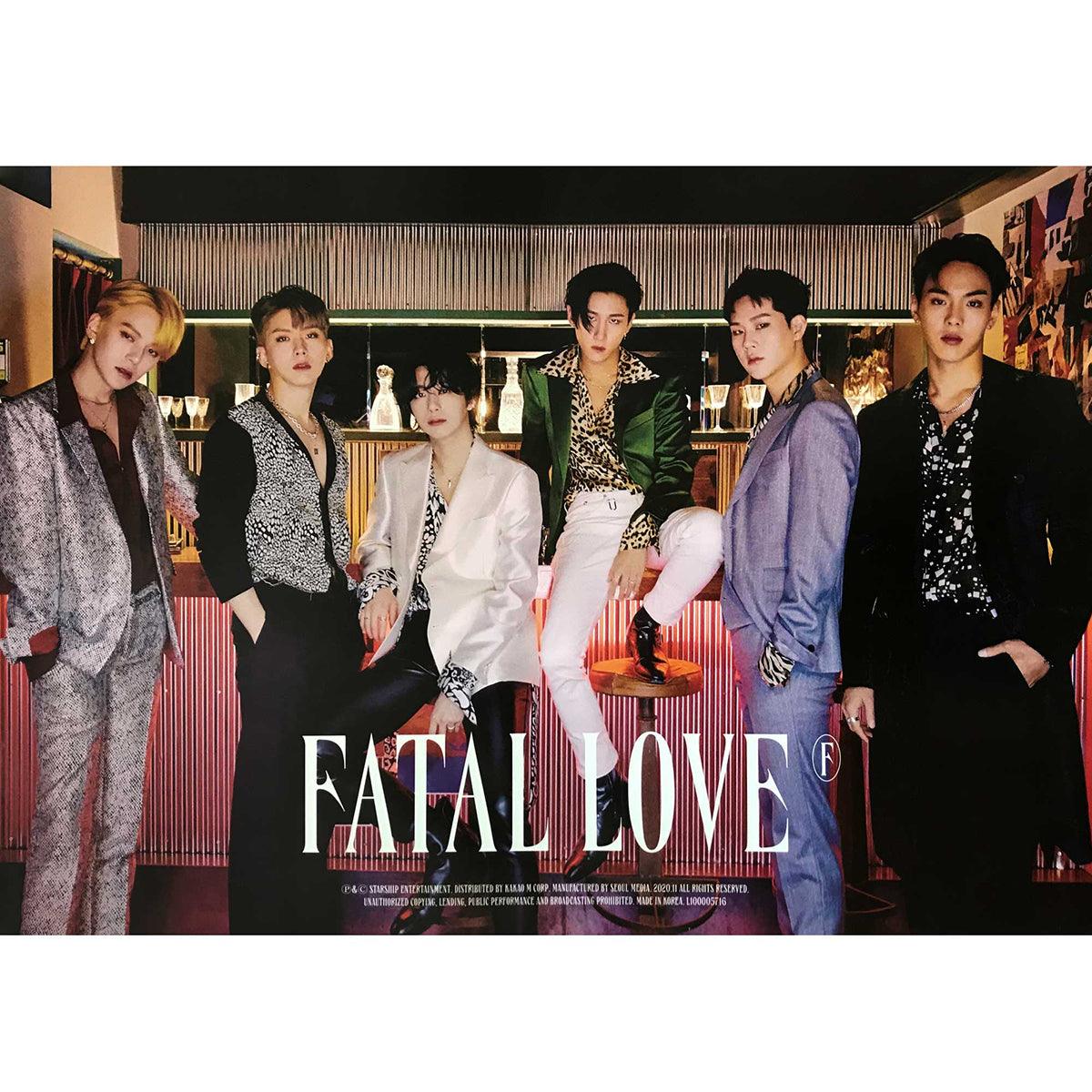 MONSTA X 3RD ALBUM 'FATAL LOVE' POSTER ONLY - KPOP REPUBLIC