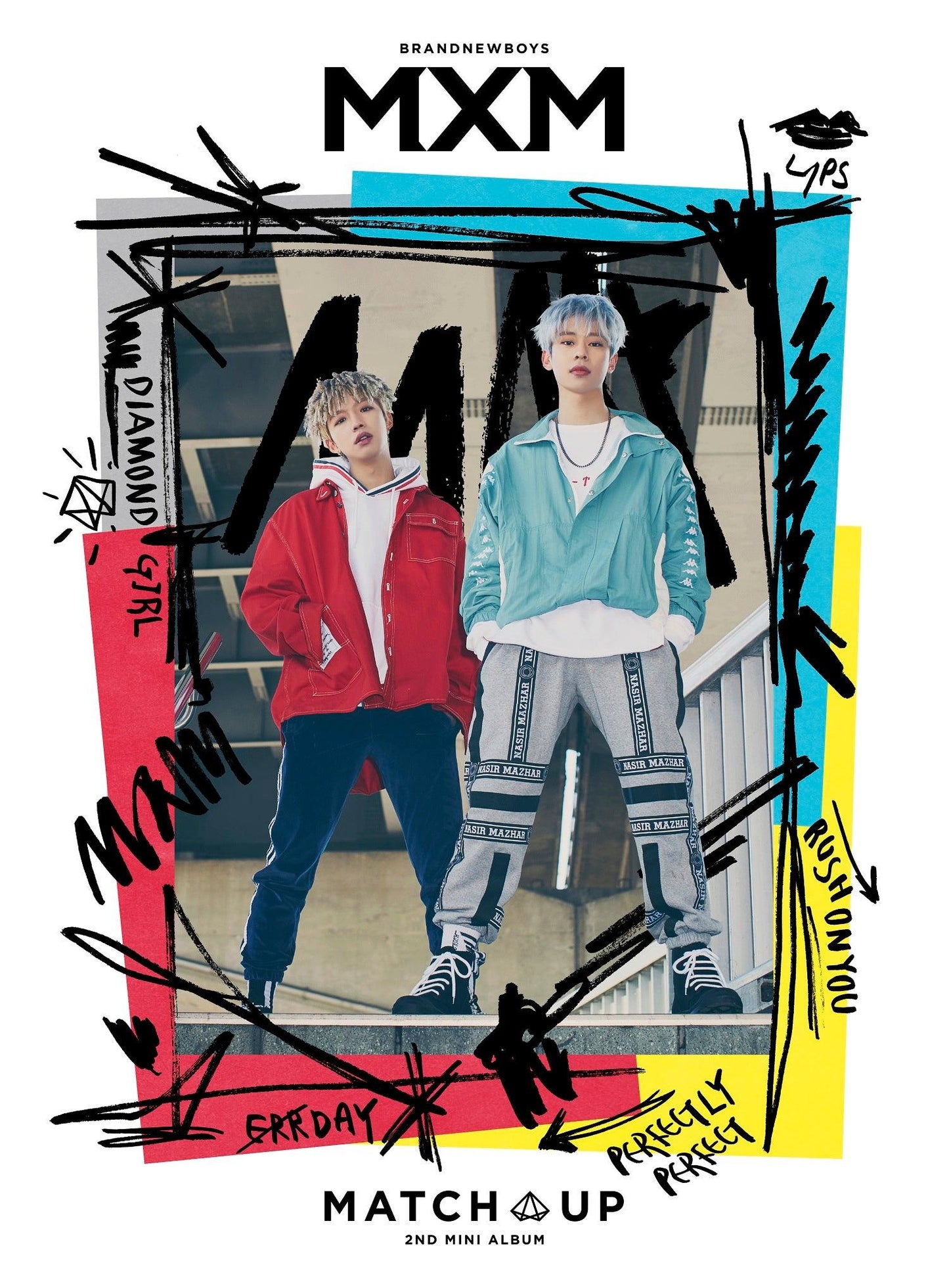 MXM (BRANDNEW BOYS) 2ND MINI ALBUM 'MATCH UP' - KPOP REPUBLIC