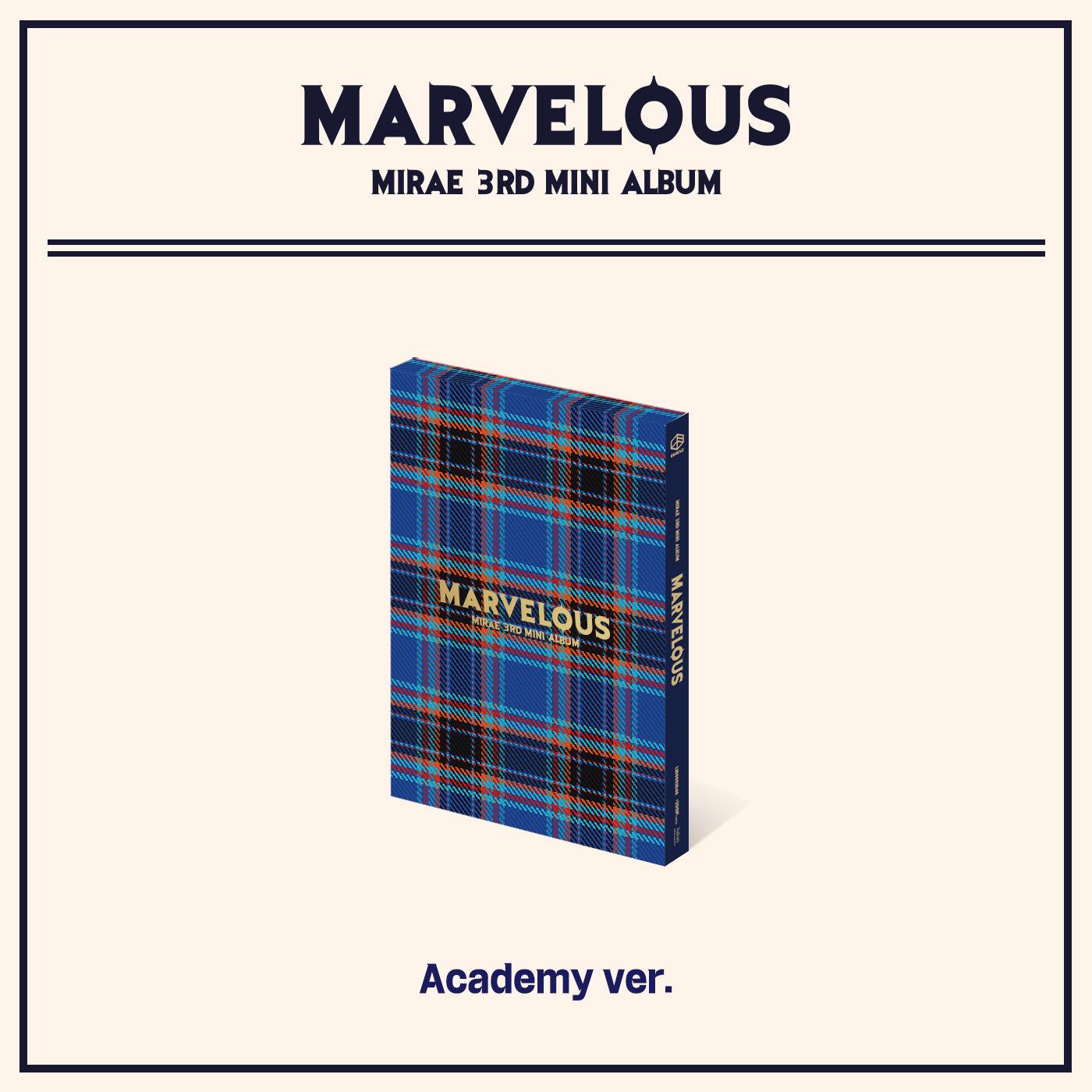 MIRAE 3RD MINI ALBUM 'MARVELOUS' Academy Cover