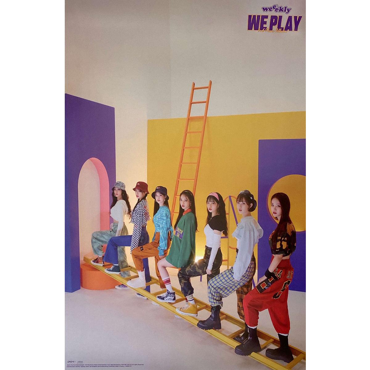 WEEEKLY 3RD MINI ALBUM 'WE PLAY' POSTER ONLY