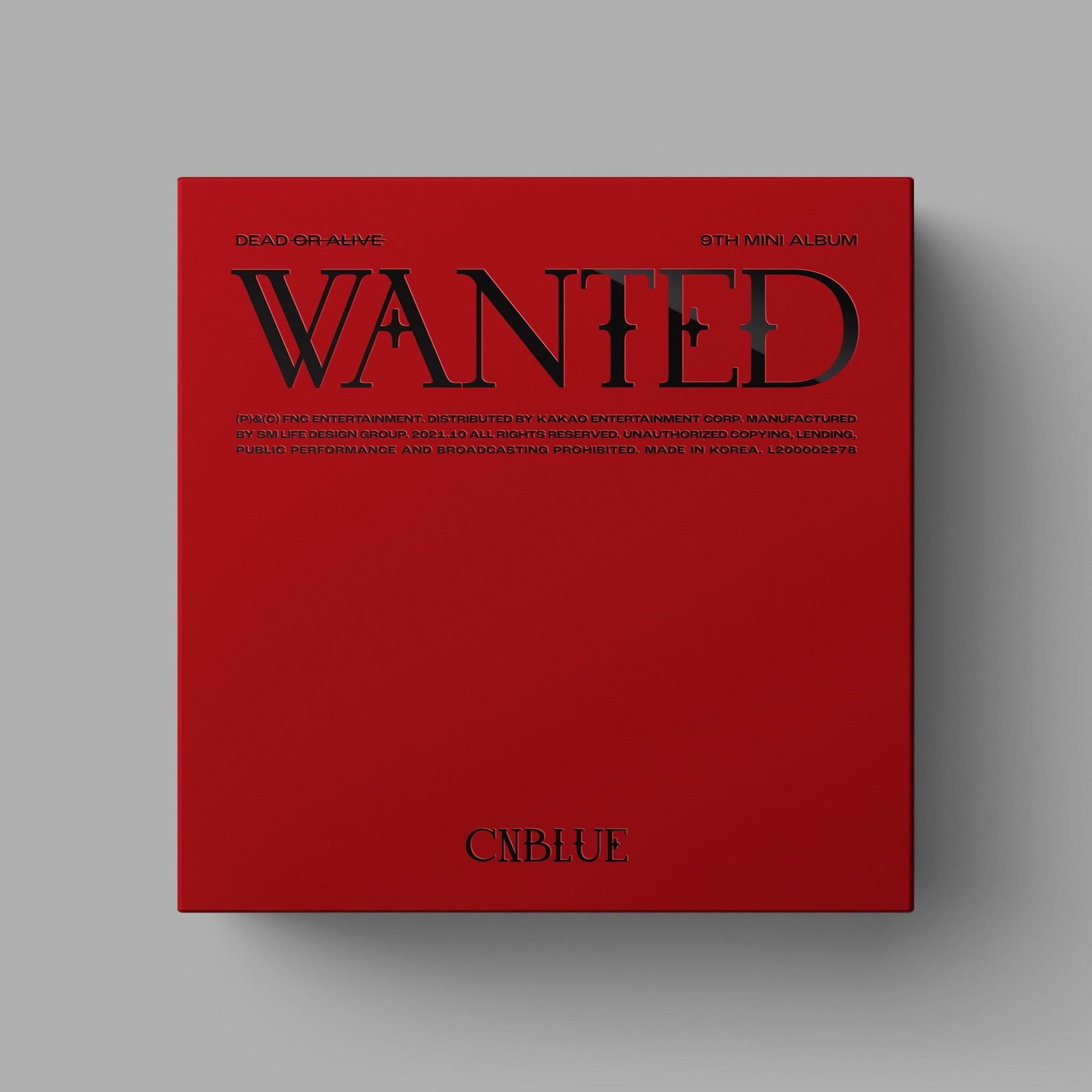 CNBLUE 9TH MINI ALBUM 'WANTED' DEAD COVER