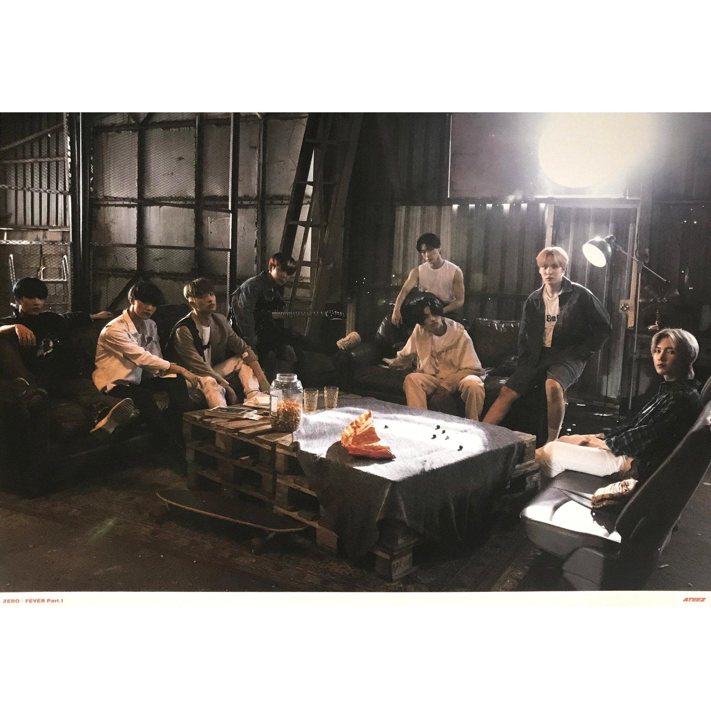 ATEEZ 5TH MINI ALBUM 'ZERO : FEVER PART. 1' POSTER ONLY - KPOP REPUBLIC