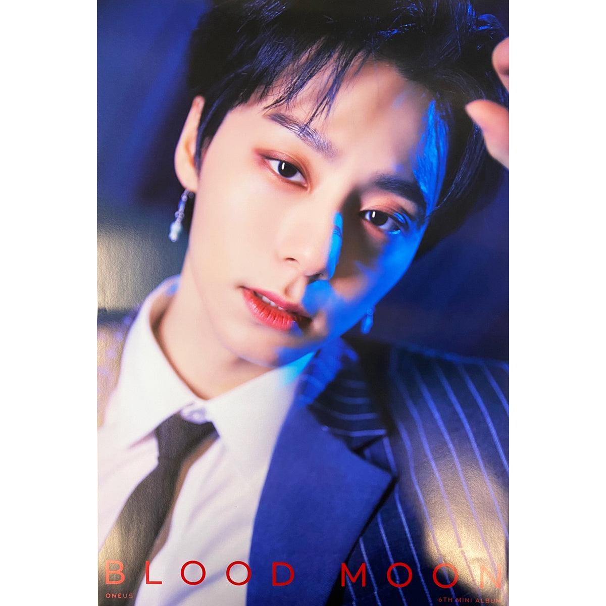 ONEUS 6TH MINI ALBUM 'BLOOD MOON' POSTER ONLY - KPOP REPUBLIC