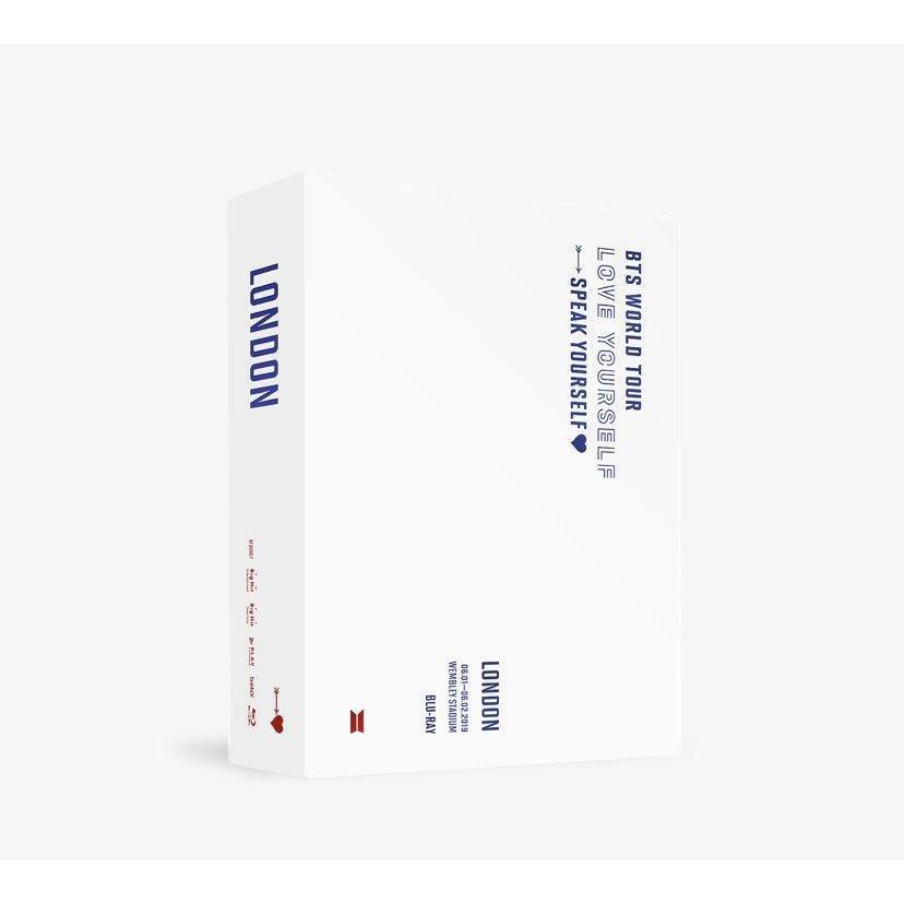 BTS 'WORLD TOUR LOVE YOURSELF : SPEAK YOURSELF LONDON' BLU-RAY