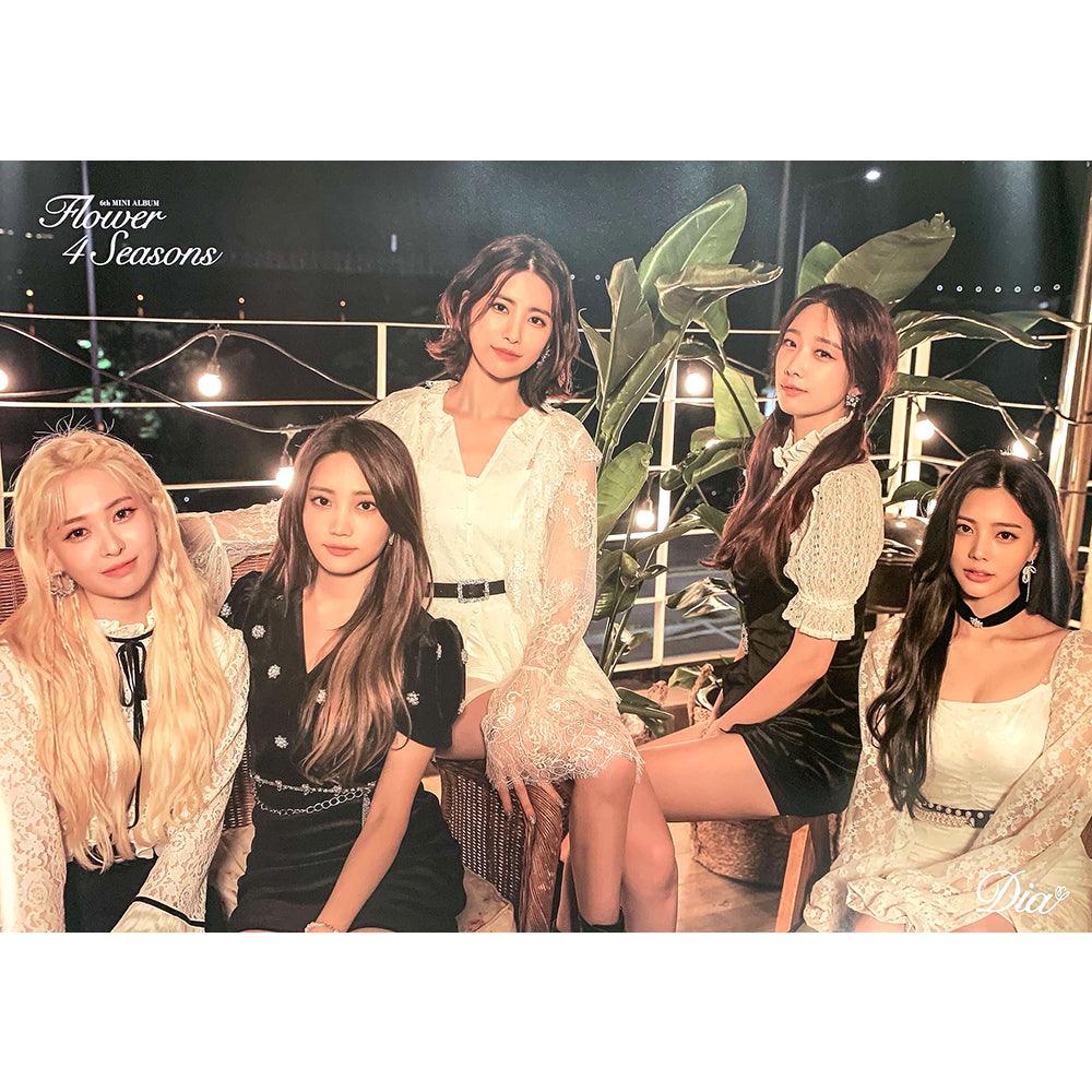 DIA 6TH MINI ALBUM 'FLOWER 4 SEASONS' POSTER ONLY - KPOP REPUBLIC
