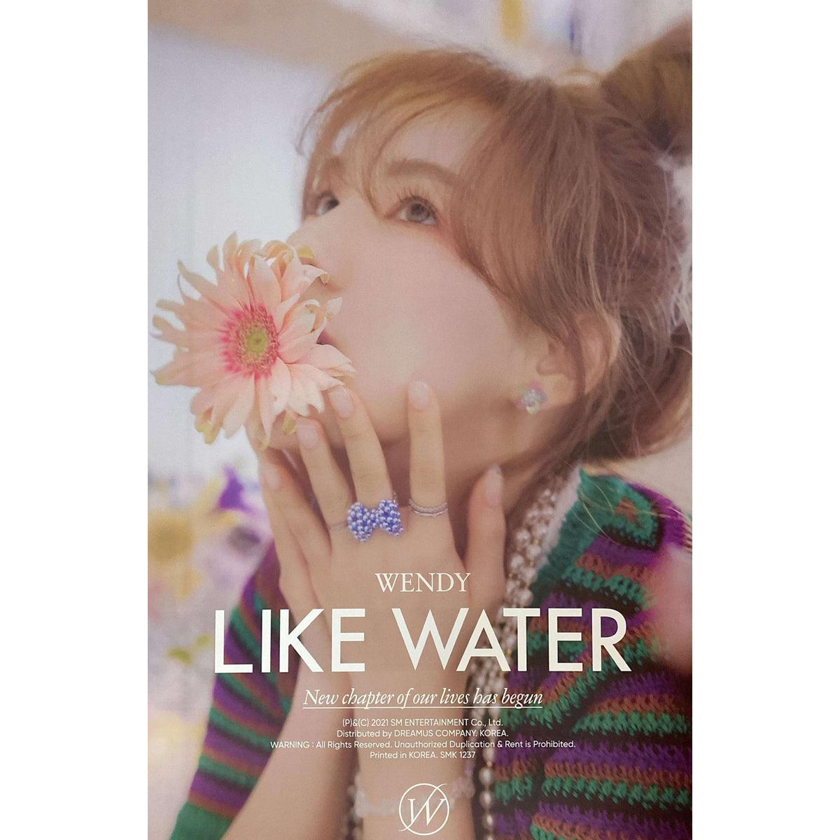 WENDY (RED VELVET) 1ST MINI ALBUM 'LIKE WATER' POSTER ONLY - KPOP REPUBLIC
