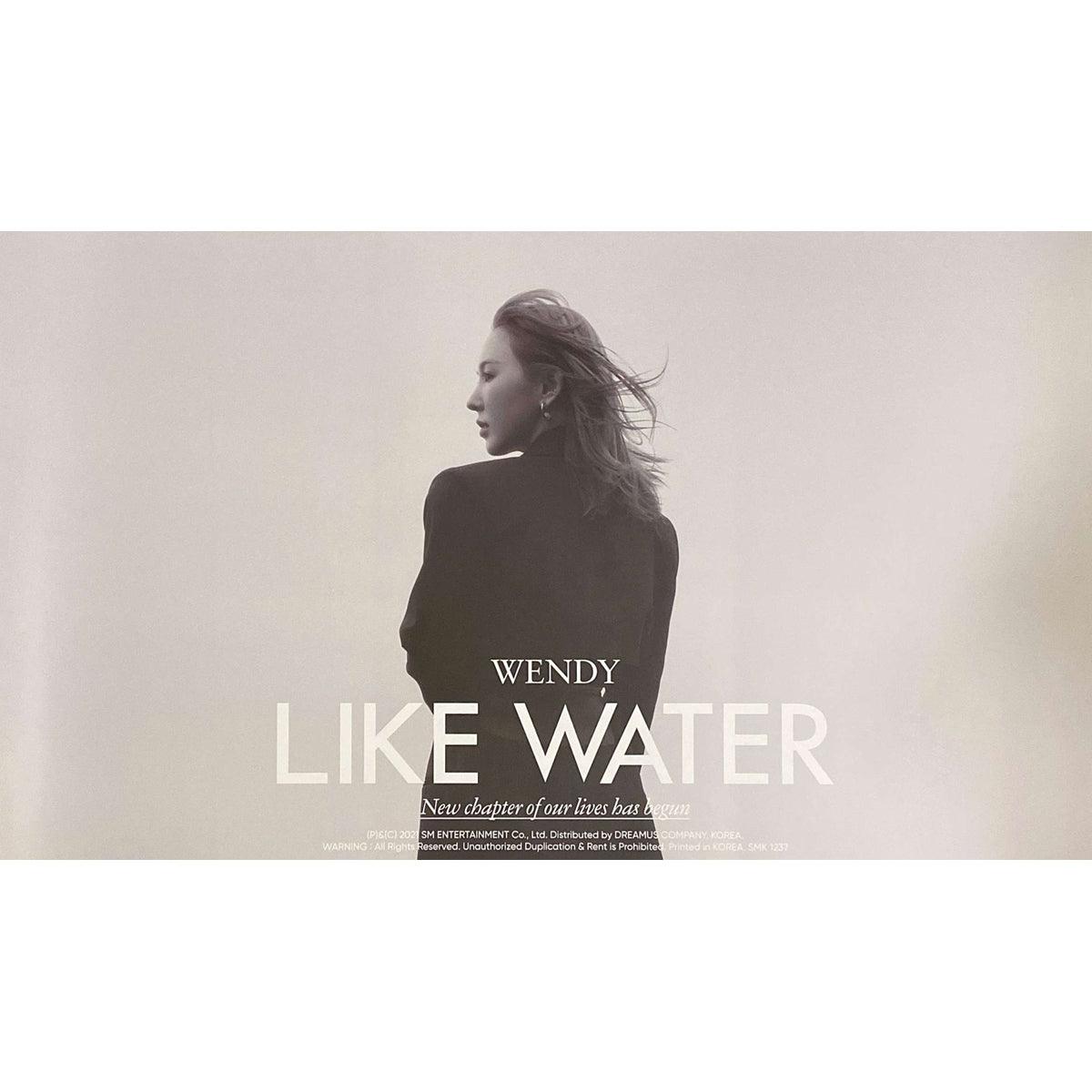 WENDY (RED VELVET) 1ST MINI ALBUM 'LIKE WATER' POSTER ONLY - KPOP REPUBLIC