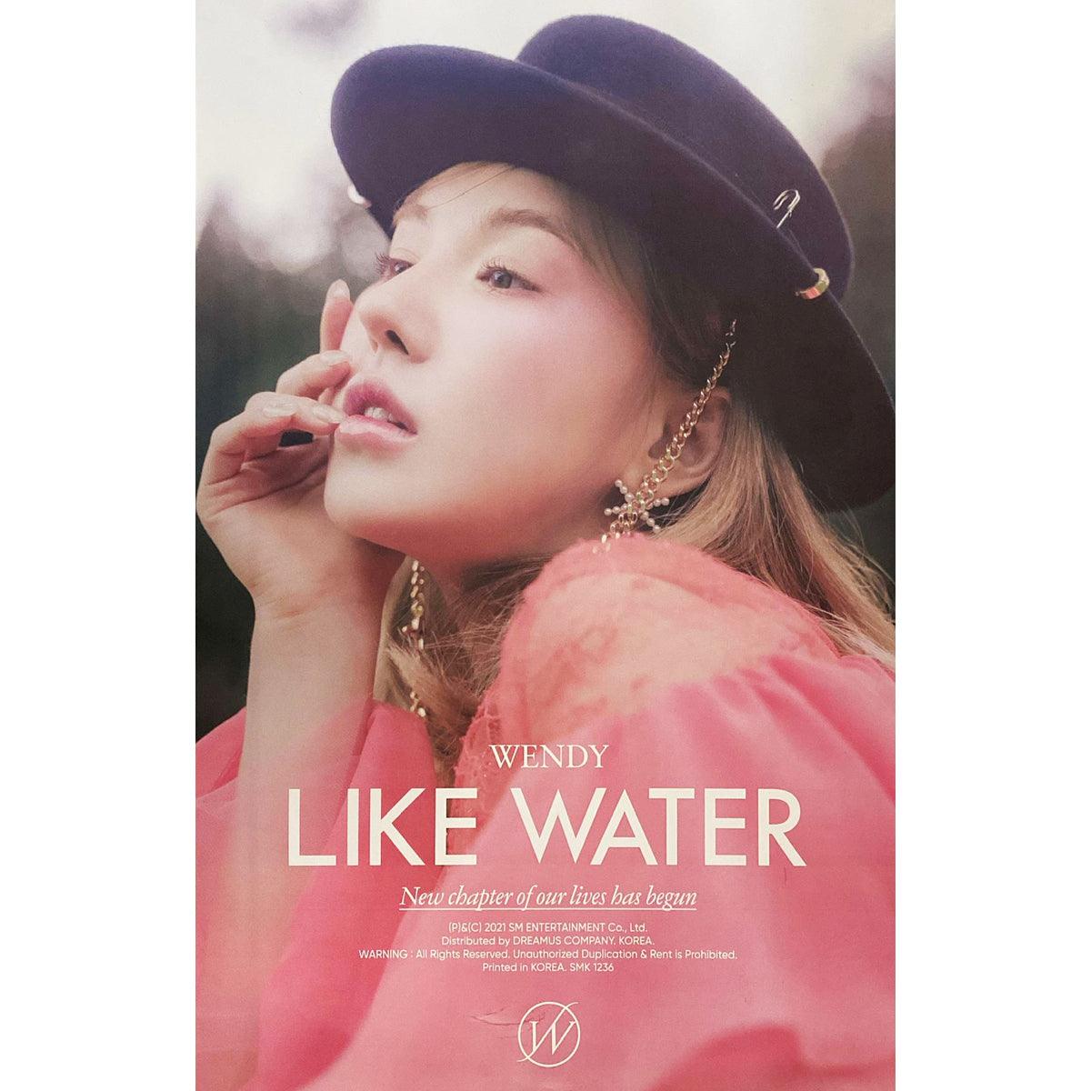 WENDY (RED VELVET) 1ST MINI ALBUM 'LIKE WATER' POSTER ONLY - KPOP REPUBLIC
