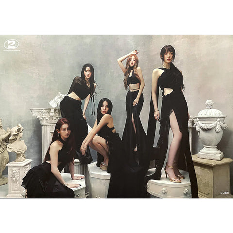 (G)I-DLE 2ND ALBUM '2' POSTER ONLY 0 VERSION COVER