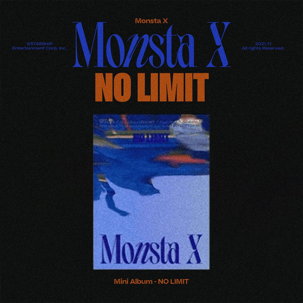 MONSTA X 10TH MINI ALBUM 'NO LIMIT' VERSION 1 COVER