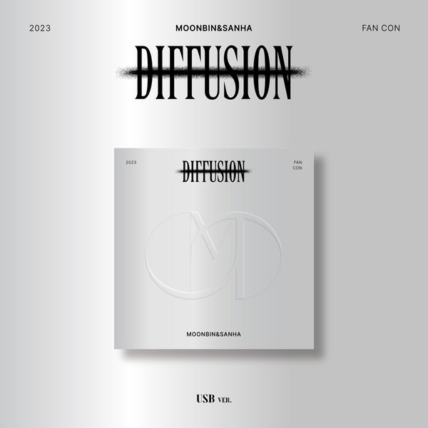 MOONBIN & SANHA 2023 FAN CON 'DIFFUSION' USB VERSION COVER