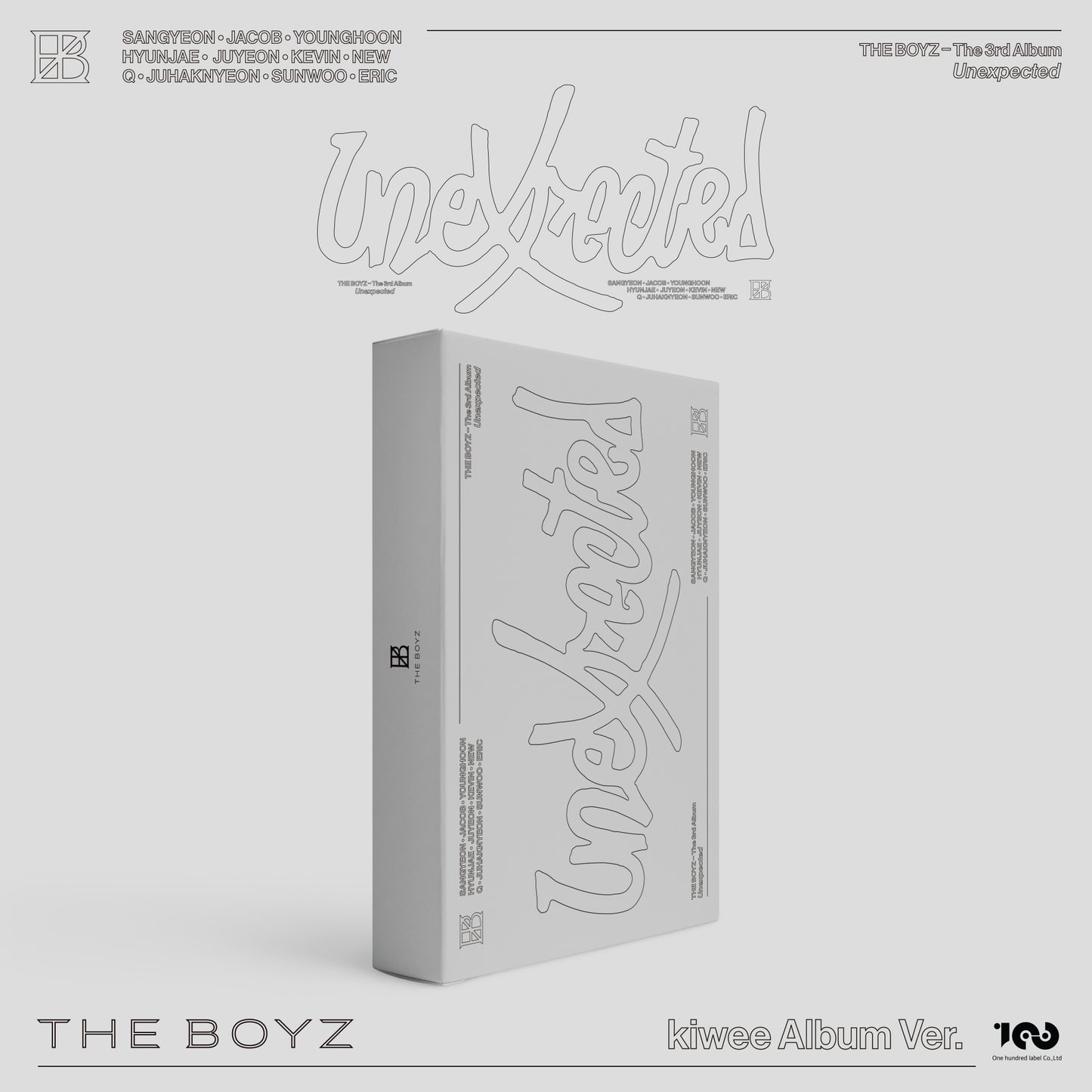 THE BOYZ 3RD ALBUM 'UNEXPECTED' (KIWEE) COVER