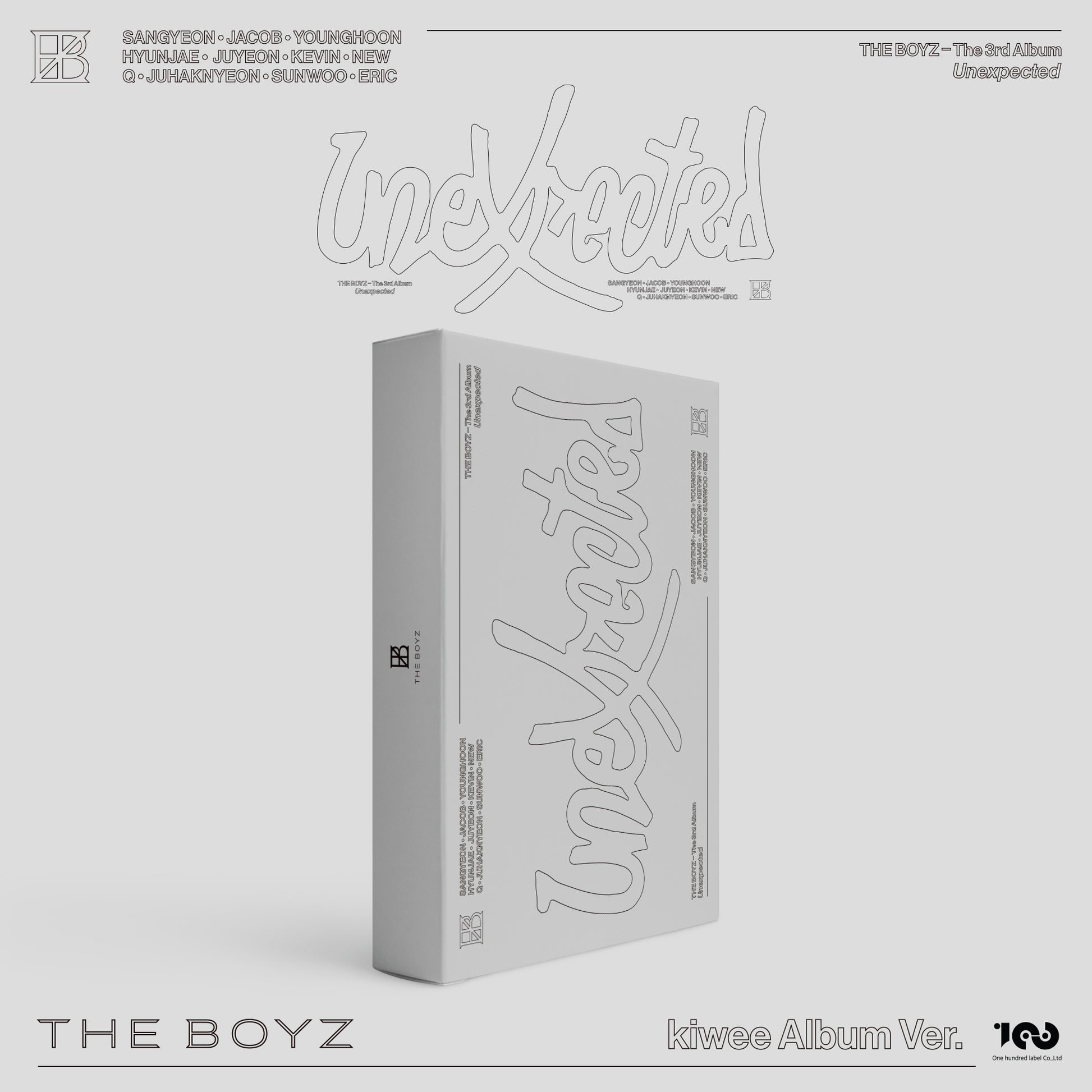 THE BOYZ 3RD ALBUM 'UNEXPECTED' (KIWEE) COVER