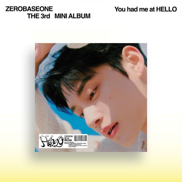 ZEROBASEONE (ZB1) 3RD MINI ALBUM 'YOU HAD ME AT HELLO' (DIGIPACK) KIM JI WOON VERSION COVER