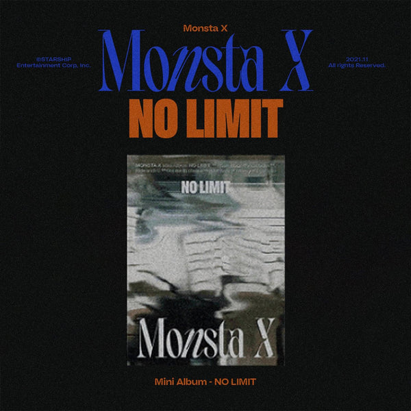 MONSTA X 10TH MINI ALBUM 'NO LIMIT' VERSION 2 COVER