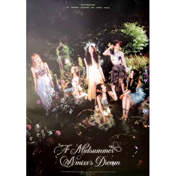 NMIXX 3RD SINGLE ALBUM 'A MIDSUMMER NMIXX'S DREAM' POSTER ONLY FOREST VERSION COVER