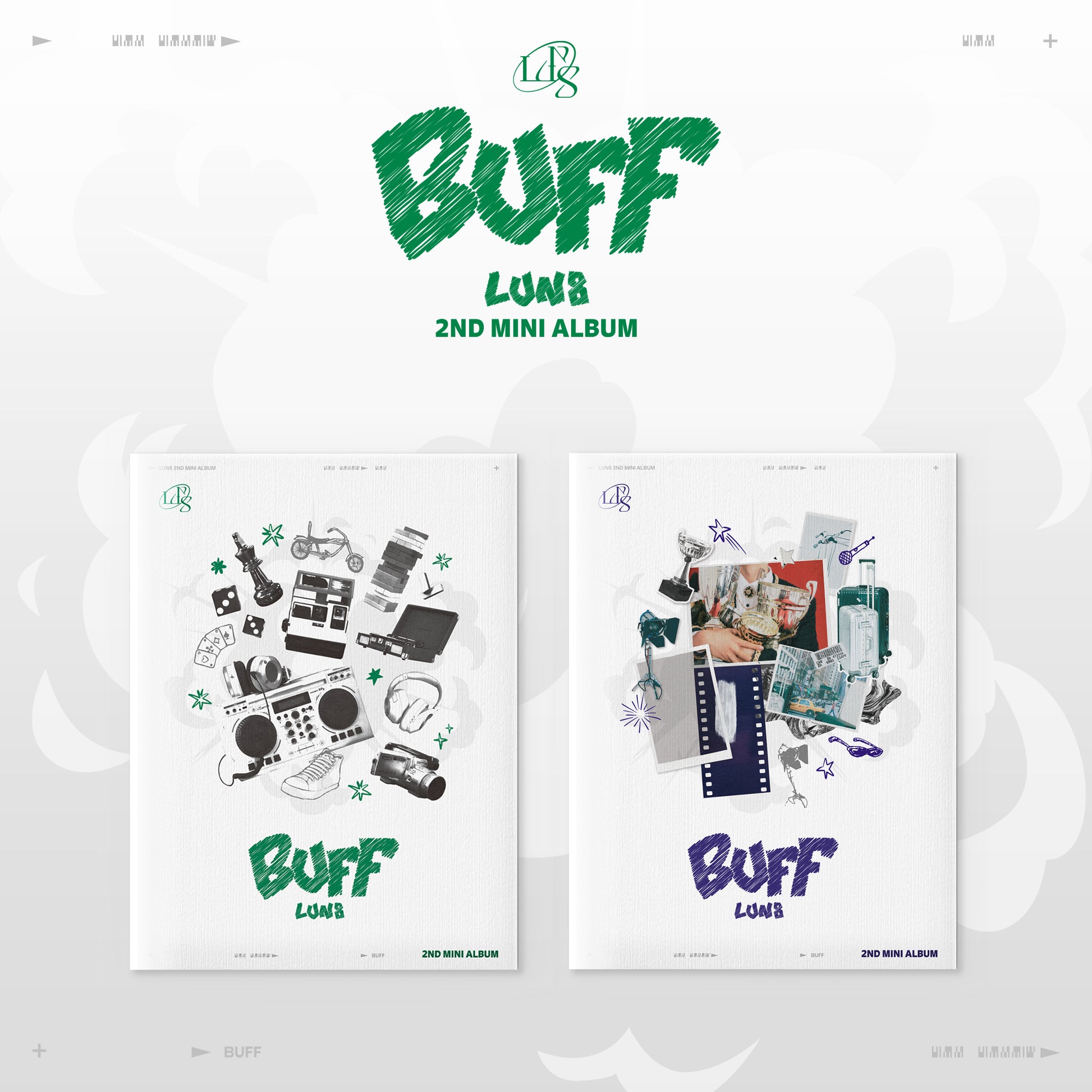 LUN8 2ND MINI ALBUM 'BUFF' SET COVER