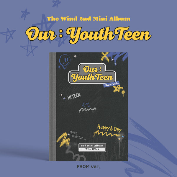 THE WIND 2ND MINI ALBUM 'OUR : YOUTHTEEN' FROM VERSION COVER
