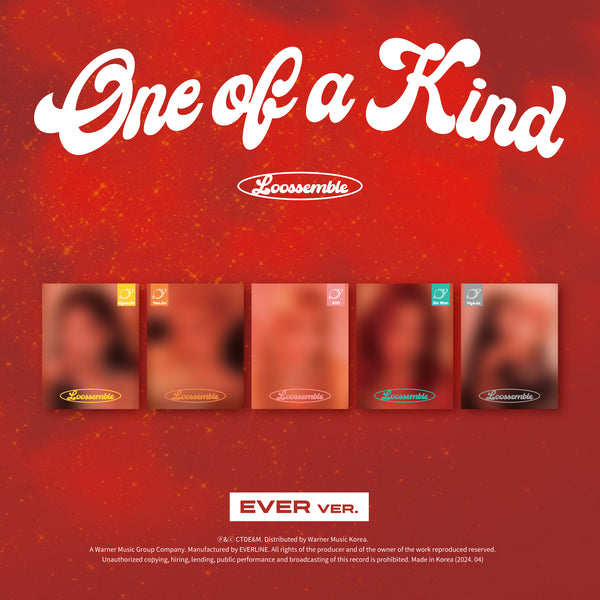 LOOSSEMBLE 2ND MINI ALBUM 'ONE OF A KIND' (EVER MUSIC ALBUM) SET COVER